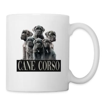 Cane Corso Welpen Gruppe für einen Cane Corso - Tasse - Weiß - Rechts