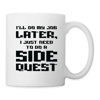 Procrastinating Panda Lover Side Quest Panda - Mug - white - Right