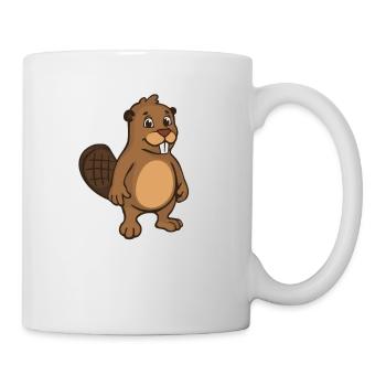 Drôle de castor - Mug blanc - blanc - Droite