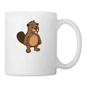 Team Beaver - Tasse - Weiß - Rechts