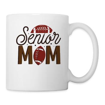 Proud Mom of Senior Football Player - Mug - white - Right