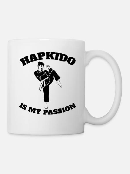 Hapkido Aikido Judo Kampfkunst Karate Kampfsport - Tasse - Weiß