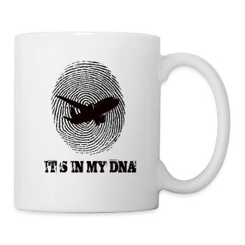 Les avions, c’est dans mon ADN - Mug blanc - blanc - Droite