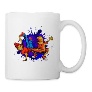 BBoy,Breakdance,Breaker,Dance,Tänzer - Tasse - Weiß - Rechts