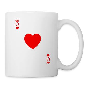 Matching Couple - Queen of Hearts - Mug - white - Right