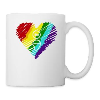 Life Matters Don't Let Your Story End Stress - Mug - white - Right
