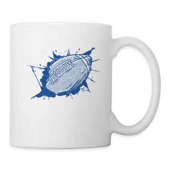 Stress Management Sport Stress Awareness Football - Mug - white - Right