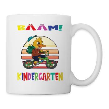 Kindergartenkind Hallo Kindergarten Ich Komme - Tasse - Weiß - Rechts