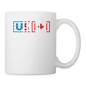 USA Pride US Flag Day USEH Canadian Canada - Mug blanc - blanc - Droite