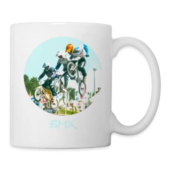 BMX - Tasse - Weiß - Rechts