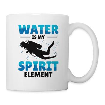 Snorkeling Water Sports Spirit Element - Mug - white - Right