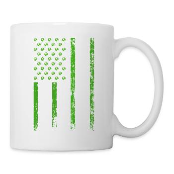 Drapeau sportif américain Nature Sporty - Mug blanc - blanc - Droite