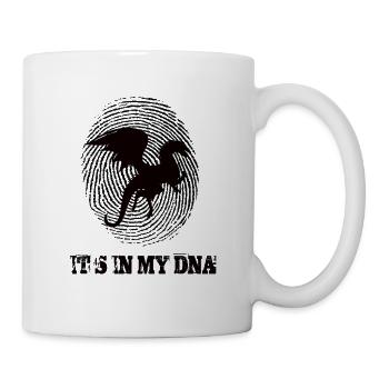 Dragon son Iny mon ADN - Mug blanc - blanc - Droite