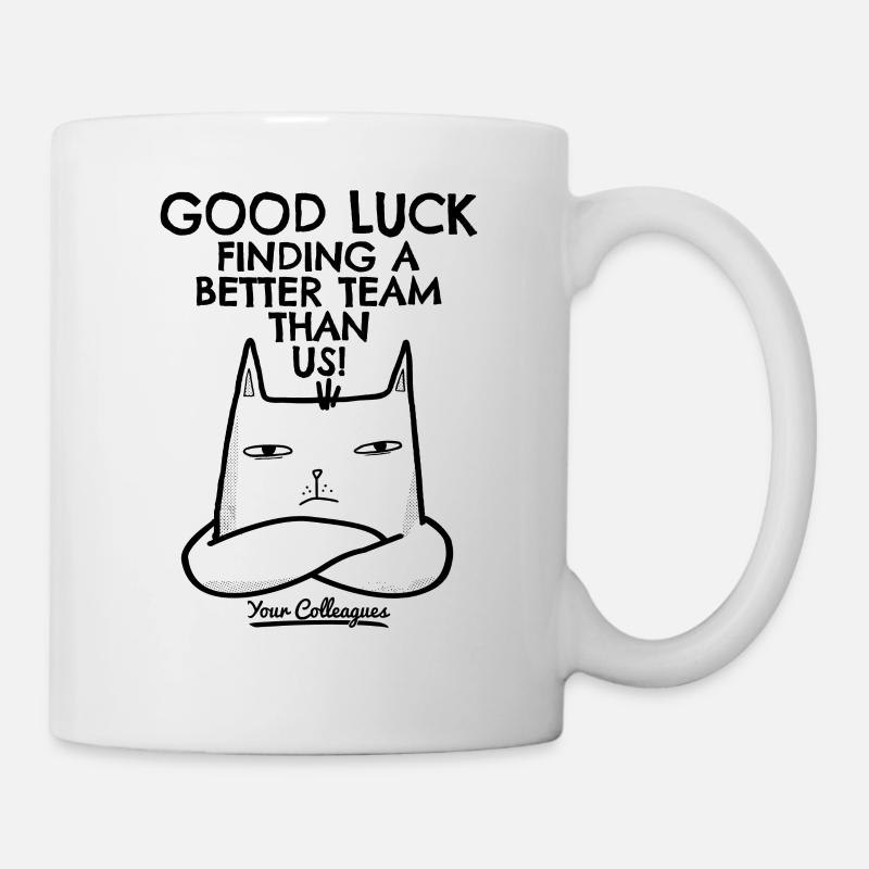 Changement d’emploi Nouvel emploi Cadeau d’adieu - Mug blanc - blanc