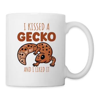 I kissed a Gecko and I liked it - Tasse - Weiß - Rechts