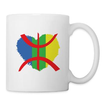 Je suis kabyle et je suis fière - Mug blanc - blanc - Droite
