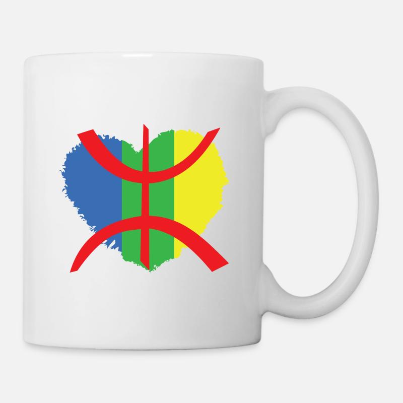 Je suis kabyle et je suis fière - Mug blanc - blanc