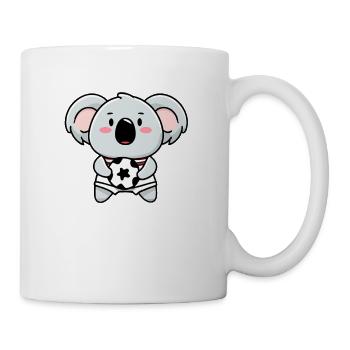 Handball Koala Tshirt Fußball - Tasse - Weiß - Rechts
