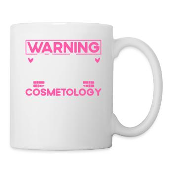 Kosmetologie Geschenk Kosmetikerin - Tasse - Weiß - Rechts