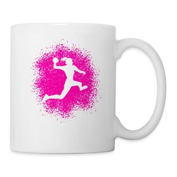 Handball Girl Handballerin Handball Spielerin - Tasse - Weiß - Rechts