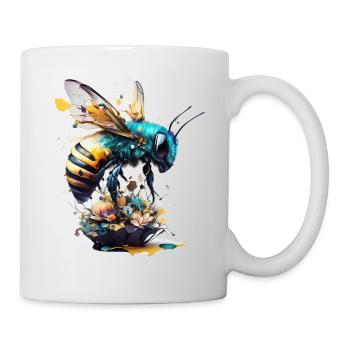 Bee Gift Art Beekeeper Artwork Animal Animals - Mug - white - Right