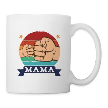 Ich werde Mama 2024 - Tasse - Weiß - Rechts