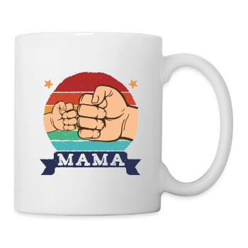 Ich werde Mama 2025 - Tasse - Weiß - Rechts