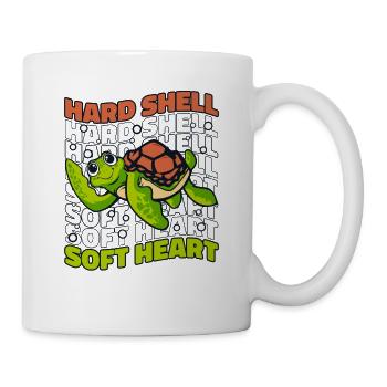 Hard Shell Soft Heart Giant Tortoise - Mug - white - Right