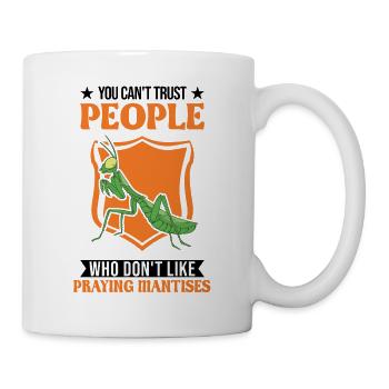 Praying mantis Gift Mantis Mantis - Mug - white - Right