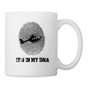 Helikopter Its In My Dna - Tasse - Weiß - Rechts