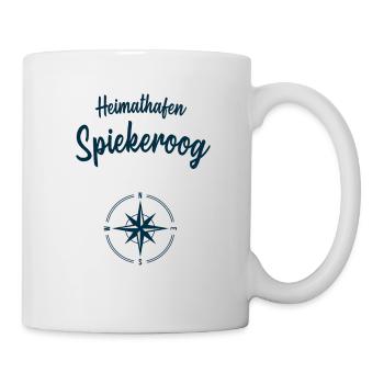 Heimathafen Spiekeroog Nordsee Segeln Insel - Tasse - Weiß - Rechts