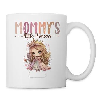 Fête des mères signature de la petite princesse de maman - Mug blanc - blanc - Droite