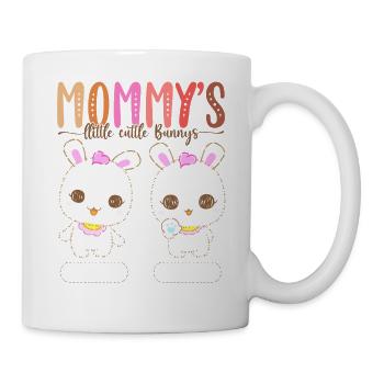 Mom's Little Cuddly Bunny Signature Mother's Day - Mug - white - Right
