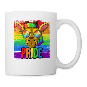 Pride LGBTQ Christopher Street Day Kostüm Pride - Tasse - Weiß - Rechts