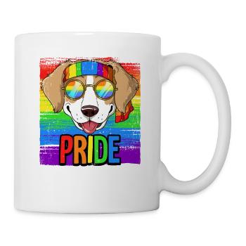 Pride LGBTQ Christopher Street Day Kostüm Pride - Tasse - Weiß - Rechts