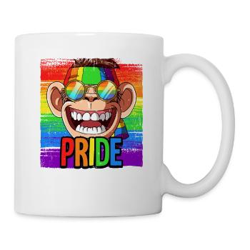Pride LGBTQ Christopher Street Day Kostüm Pride - Tasse - Weiß - Rechts