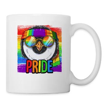 Pride LGBTQ Christopher Street Day Kostüm Pride - Tasse - Weiß - Rechts