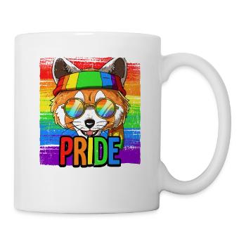 Pride LGBTQ Christopher Street Day Kostüm Pride - Tasse - Weiß - Rechts