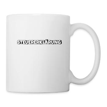 Steuererklärung - Tasse - Weiß - Rechts