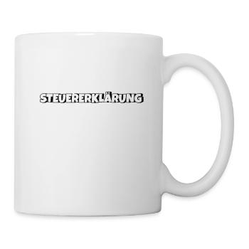 Steuererklärung - Tasse - Weiß - Rechts