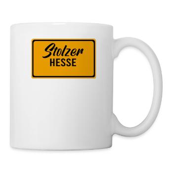 Hessen Hessener Wiesbaden Wiesbadener Stolz - Tasse - Weiß - Rechts