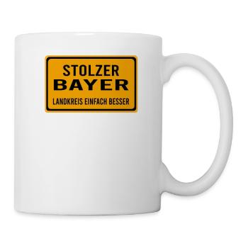 Bayern Bayer Nürnberg Lederhose Dirndl Nürnberger - Tasse - Weiß - Rechts