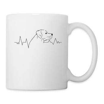 Race de chien Chien Rottweiler Amoureux des chiens Chiens - Mug blanc - blanc - Droite