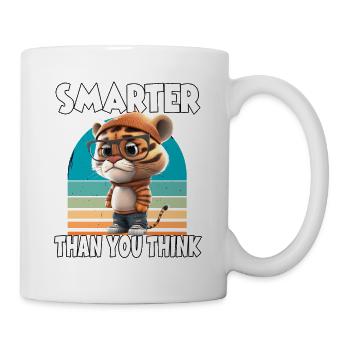Smarter Than You Think für Erwachsene und Kinder - Tasse - Weiß - Rechts