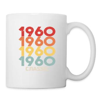 1960 Jubilee in classic vintage style 1960 - Mug - white - Right