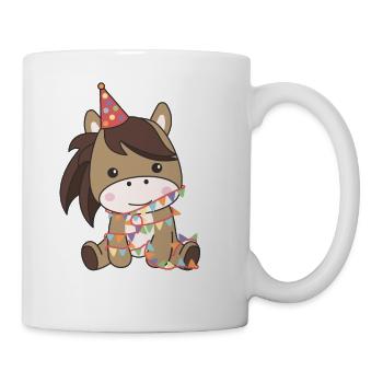 Horse for birthday for children a gift - Mug - white - Right