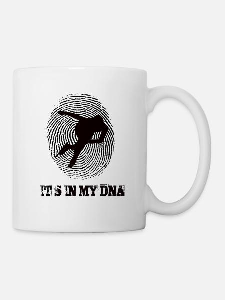 Eislaufen Its In My Dna - Tasse - Weiß