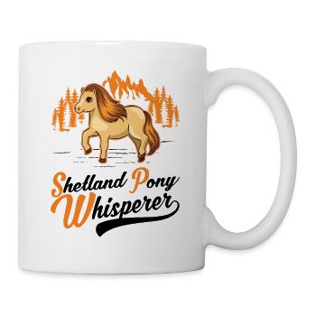Shetland Pony Flüsterer Shetland Pony Whisperer - Mug blanc - blanc - Droite