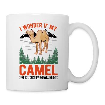 Kamel Geschenk Dromedar Camel Großkamel - Tasse - Weiß - Rechts