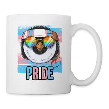 Pride LGBTQ Transgender Flagge Kostüm Pride Month - Tasse - Weiß - Rechts